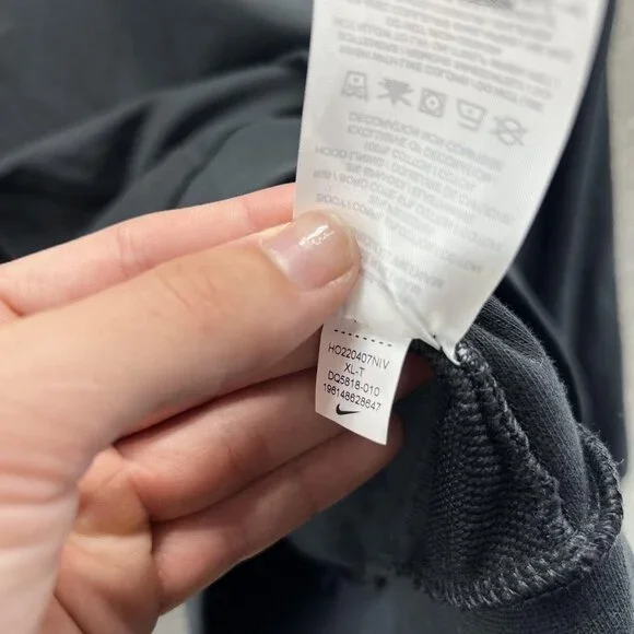 Nike Standard Issue Hoodie Mens XL Black Dri-FIT Pullover Fleece Sweatshirt - Picture 3 of 13